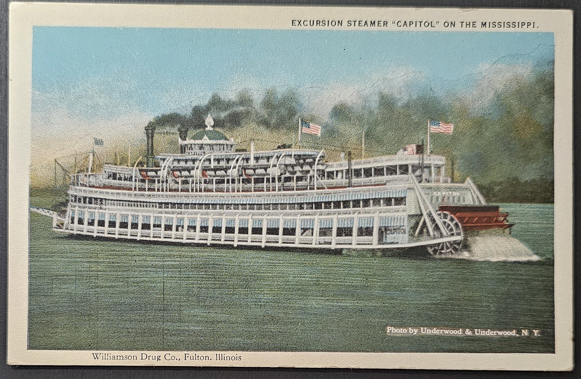 (image for) postcard USA - MS - Mississippi #0007